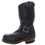 レッドウィング REDWING 2268 ENGINEER BOOTS エンジニアブーツ ミドル レザー US5 ブラック /YO12 メンズ