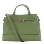 マイケルコース MICHAEL KORS 24SS REED LG CZ BELTED STCHL ハンドバッグ ショルダーバッグ 2way 斜め掛け レザー グリーン 35S3G6RS3T