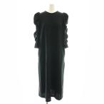  салон na in o-s Lee ROOM903 One-piece оборка 7 минут рукав F чёрный черный /AQ #OS женский 