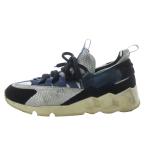 ピエールアルディ PIERRE HARDY トレックコメット TREK COMET スニーカー ローカット 39 シルバー色 ブルー ブラック /YO4 ■SH レディース