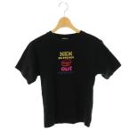 バレンシアガ BALENCIAGA 518178 ロゴTシャツ カットソー 半袖 コットン 6 110cm 黒 /NR ■OS キッズ