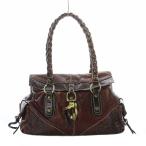 ショッピングビアジア フランチェスコビアジア FRANCESCO BIASIA トートバッグ ショルダー レザー 茶色 ブラウン /RI ■OS レディース