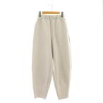 ザラ ZARA コクーンインターロックパンツ テーパード イージー S グレー /HK ■OS レディース