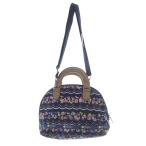 レスポートサック LesportSAC 2WAY ショルダー バッグ Chesty ハンドバッグ 総柄 青 ブルー /SR15 レディース
