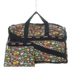  Le Sportsac LesportSAC сумка "Boston bag" плечо нейлон машина рисунок сумка есть многоцветный /RI #OS женский 
