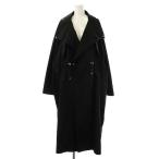  Adam et Rope Adam et Rope' 23SS воротник-стойка длинный Mod's Coat F чёрный /MI #OS женский 