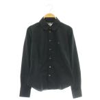 ヴィヴィアンウエストウッド Vivienne Westwood 丸襟オーブロングスリーブシャツ 38 黒 /MI ■OS レディース