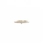 eteete булавка кольцо для ключей кольцо K10 diamond 0.01ct 1 номер желтое золото /SR31 женский 