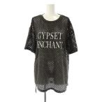 グレースコンチネンタル GRACE CONTINENTAL 25SS クラッシュロゴTシャツ カットソー 半袖 36 茶 ブラウン /SS ■OS レディース