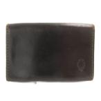 フェリージ Felisi 909 カードケース 名刺入れ レザー 茶 ダークブラウン /GV レディース