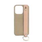 bona Ventura BONAVENTURA смартфон кейс iPhone14PRO для кожа cusomize руль имеется хаки розовый /AS #OS