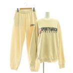  sportia ndo Ricci SPORTY&amp;RICH принт тренировочный выставить футболка легкий брюки S слоновая кость унисекс 