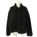 ザラ ZARA ツイードジャケット L ブラック /HK ■OS