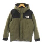 ザノースフェイス THE NORTH FACE マウンテンダウンジャケット GORE-TEX ナイロン ND91930 M カーキ ブラック /ES ■OS メンズ