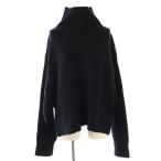 ミューズ ドゥーズィエム クラス MUSE de Deuxieme Classe 23AW BLANC アゼ タートルネック ニットプルオーバー セーター 長袖 ネイビー /D