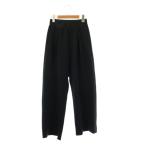 ミューズ ドゥーズィエム クラス MUSE de Deuxieme Classe 25SS dumblefit タックパンツ ワイド 34 ネイビー /HK ■OS レディース