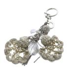  Anteprima ANTEPRIMA стразы цветочный узор задний ключ очарование серебряный цвет /SR50 женский 