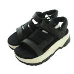 ショッピングteva サンダル テバ Teva ZAMORA スポーツサンダル 厚底 ベルトストラップ US7 24.0cm 黒 /MI ■OS ■SH レディース