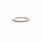 スタージュエリー STAR JEWELRY ハーフエタニティリング 指輪 ダイヤ0.15ct K18PG 9号 ピンクゴールド /SR48 レディース