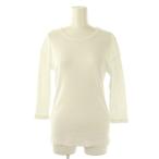 ミューズ ドゥーズィエム クラス MUSE de Deuxieme Classe 25SS dignity Tシャツ カットソー 七分袖 ホワイト /HK ■OS レディース