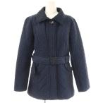  Courreges courreges clover стеганое пальто жакет с хлопком 38 темно-синий /NR #OS женский 