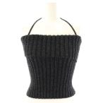 e low e сигнал beA.ROEGE HOVE ламе ребра вязаный bare top tube top черный /ES #OS женский 