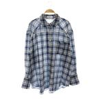 スナイデル SNIDEL 25SS バリエシャツ 長袖 チェック F 紺 ネイビー /AT ■OS レディース