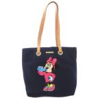 サマンサタバサプチチョイス Samantha Thavasa Petit Choice 美品 ミニー トートバッグ プリント 紺 ネイビー /AE レディース