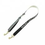 ショッピングmarc マークジェイコブス MARC JACOBS ストラップ レザー ロゴ 黒 /MI ■OS レディース