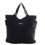 ショッピングmarc マークバイマークジェイコブス MARC by MARC JACOBS キルティングビッグトートバッグ ハンドバッグ ブラック /YO14 レディース