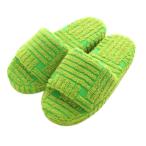 ボッテガヴェネタ BOTTEGA VENETA リゾートスポンジスライドサンダル タオル地 ストライプ 黄緑 グリーン 660245 V1MYO ■SH