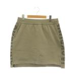 パーリーゲイツ PEARLY GATES ジャックバニー JackBunny 24SS ドローコードニットスカート 2 カーキ ブラック /DO ■OS レディース