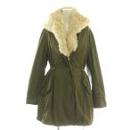 ko Cody -ruCOCO DEAL мех кролика BIG Mod's Coat внешний подкладка имеется 1 хаки /CX #OS #SH женский 