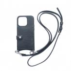  частота задний BANDOLIER iPhone кейс смартфон кейс плечо iPhone14Pro кожа чёрный черный #SH /RI #OS женский 