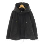  Zari laksTHE RERACS Short Mod's Coat Zip выше кнопка-застежка 38 чёрный /NR #OS женский 