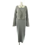  не использовался товар Эдди to одеколон EDIT COLOGNE 25SS автомобиль - кольцо плетеный кардиган комплект вязаный One-piece ребра S затонированный голубой /CX #OS женский 