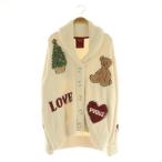ジェラートピケ gelato pique 23AW HOLIDAY ジャガードショールカーディガン オーバーサイズ ルームウェア ONE オフホワイト