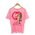 グッチ GUCCI × ヒグチユウコ 23年 日本限定 Tシャツ カットソー 半袖 M ピンク /DF ■OS レディース