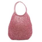 アンテプリマ ANTEPRIMA ラウンド ワイヤーハンドバッグ 肩掛け PVC ピンク /GV レディース