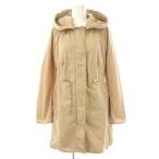 ショッピングmoncler モンクレール MONCLER ANTHEMIS アンテミス ナイロン コート ノーカラー フード 00  ベージュ /DF ■OS レディース
