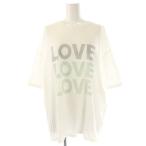 未使用品 キャサリンハムネット KATHARINE HAMNETT 24SS ロンハーマン別注 LOVE LOVE LOVE Tee Tシャツ カットソー XS 白 /CX ■OS レディ