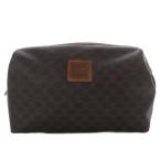  Celine CELINE клатч ручная сумочка Macadam рисунок PVC Brown /YO18 #OH женский 