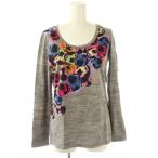 ショッピングポールスミス ポールスミス PAUL SMITH 総柄 長袖カットソー M グレー /HK ■OS レディース