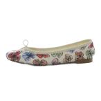  Repetto Repetto балетки Flat общий рисунок лента узор 39.5 белый /YO12 женский 