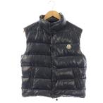 モンクレール MONCLER TIB GILET ダウンベスト ジャケット ジップアップ ナイロン 2 紺 /NR ■OS ■AD メンズ