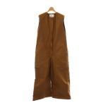 カオス CHAOS サバラジャンプスーツ ワイドパンツ ノースリーブ キャメル /DO ■OS レディース