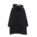 マッキントッシュフィロソフィー MACKINTOSH PHILOSOPHY ダブルクロスフーデッドコート スプリング ミドル 36 紺 ネイビー