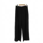 ショッピングzara ザラ ZARA スラックスパンツ ワイドパンツ タック XS ブラック /DF ■OS レディース