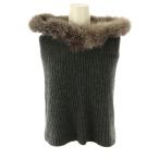  не использовался товар fla Terry ta Lee FRATELLI TALLI 23AW FRATELLI TALLI fox fur балаклава вязаный MUSE de Deuxieme Classe серый 