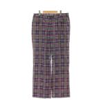  Sergio Tackey niSergio Tacchini общий рисунок проверка полиэстер брюки Golf одежда O фиолетовый лиловый зеленый зеленый /AT #OS #AD мужской 